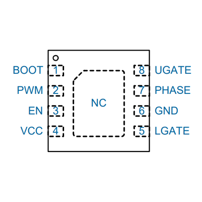 uP1991S Pin Configuration