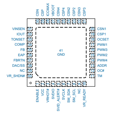 uP1649Q-pin-1